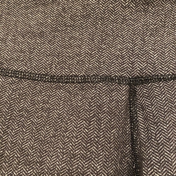 LULULEMON Heathered Herringbone Black wunder under crop - Picture 4 of 5